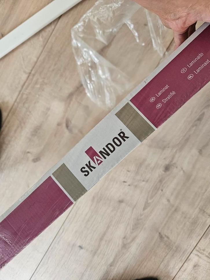 Skandor Shape Oak, extra brede kliklaminaat, Doe-het-zelf en Verbouw, Vloerdelen en Plavuizen, Nieuw, Laminaat, Hout, 50 tot 150 cm