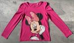 Leuke longsleeves met Minnie Mouse print, maat 128 (qwe), Kinderen en Baby's, Kinderkleding | Maat 128, Disney, Meisje, Ophalen of Verzenden