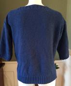 Rozu RO-ZU blauw vest M 38 40 cardigan | Gratis Verzenden, Kleding | Dames, Maat 38/40 (M), Zo goed als nieuw, Ro&Zu, Verzenden