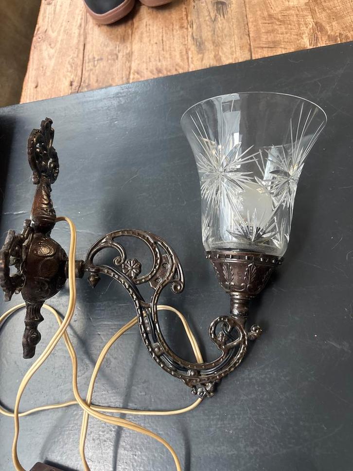 Antieke Wandlampen Set, Antiek en Kunst, Antiek | Lampen, Ophalen