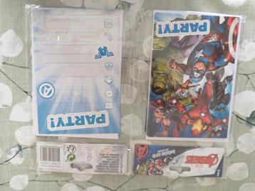 Marvel Avengers Invitation Cards Party 2 x 5 pcs beschikbaar voor biedingen