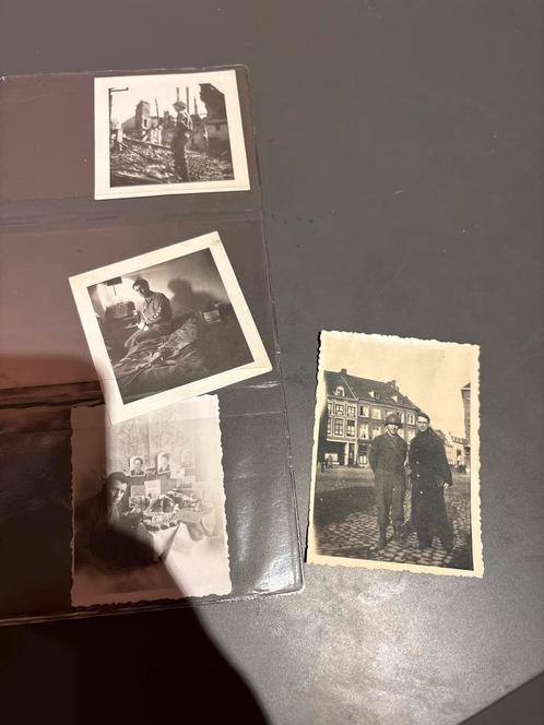 oorlogsjaren 1944–1945, foto’s, oorlog, wo2, militair, Verzamelen, Militaria | Algemeen, Verzenden