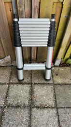 Ladder telscop trap te koop, Doe-het-zelf en Verbouw, Ladders en Trappen, Ophalen of Verzenden, Zo goed als nieuw, Ladder, Opvouwbaar of Inschuifbaar