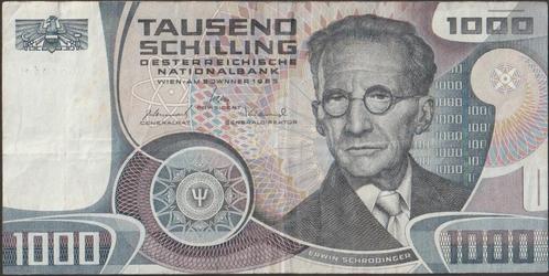 Oostenrijk 1000 schilling 1983 gebruikt p.152 (nr 157), Postzegels en Munten, Bankbiljetten | Europa | Niet-Eurobiljetten, Los biljet