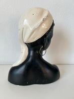 Vintage Beeld van Vrouw met Hoofddoek s. melani, Ophalen of Verzenden