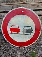 Vintage Inhaalverbod Verkeersbord, Ophalen
