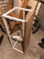 Leuke kapstok (stalen frame, bovenkant hout), Huis en Inrichting, Woonaccessoires | Kapstokken, Gebruikt, Minder dan 100 cm, Hout