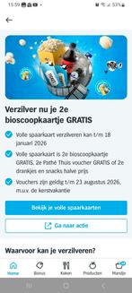 Tot €45 korting op Bioscoop (abonnement/kaartje), Tickets en Kaartjes, Eén persoon, Overige typen