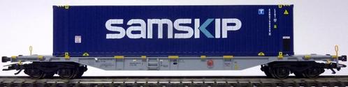 Marklin 47051-001 Containerwagen Sgns "Samskip"  (NL), Hobby en Vrije tijd, Modeltreinen | H0, Nieuw, Wagon, Wisselstroom, Märklin