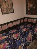 Uitschuifbaar bed met lades, Ophalen, Eenpersoons, Wit, 80 cm