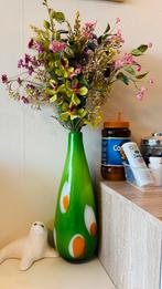 Prachtige kunstbloemen met mooie vaas, Ophalen of Verzenden, Zo goed als nieuw