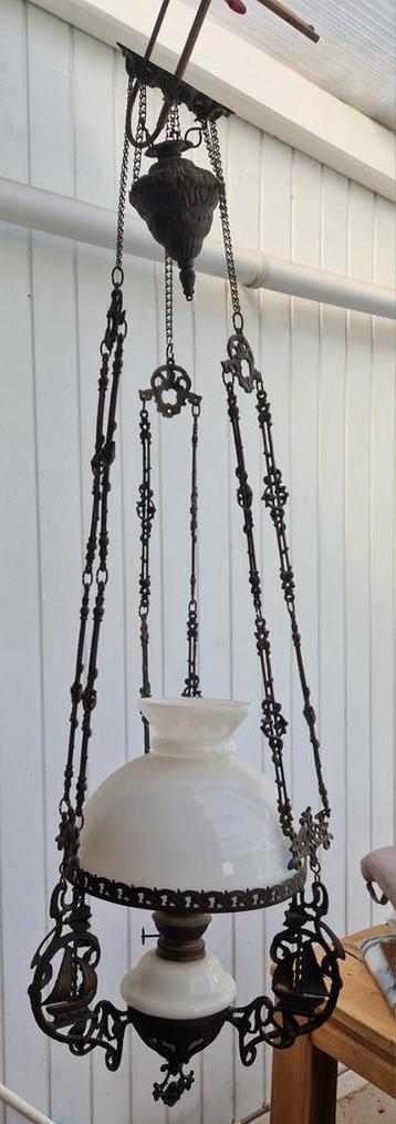 Antieke Maritieme Olielamp/hanglamp beschikbaar voor biedingen