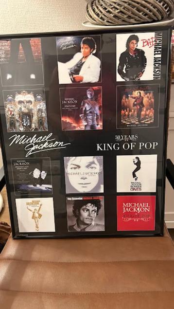 Wandbord / collage:  Michael Jackson beschikbaar voor biedingen