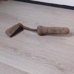 Vintage Koperen retro apparaat handsoldeerbout met houten ha, Antiek en Kunst, Ophalen of Verzenden