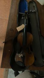 Viool oud in handgemaakte koffer, Muziek en Instrumenten, Strijkinstrumenten | Violen en Altviolen, Ophalen of Verzenden, Gebruikt