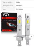 H1 Led lampen 6500K, Ophalen of Verzenden, Nieuw