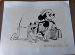 VINTAGE IKEA DISNEY MICKEY EN PLUTO SOCIETY DOG SHOW 1939, Verzenden, Gebruikt, Rechthoekig Liggend, Overige onderwerpen