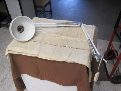 Witte Scharnierlamp, Huis en Inrichting, Lampen | Overige, Gebruikt