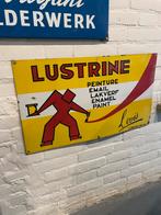 Vintage Levi's Lustrine Emaille Reclamebord, Ophalen of Verzenden