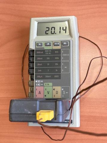 Profesionele Fluke 8060A Multimeter+TK80 Thermokoppelmodule beschikbaar voor biedingen