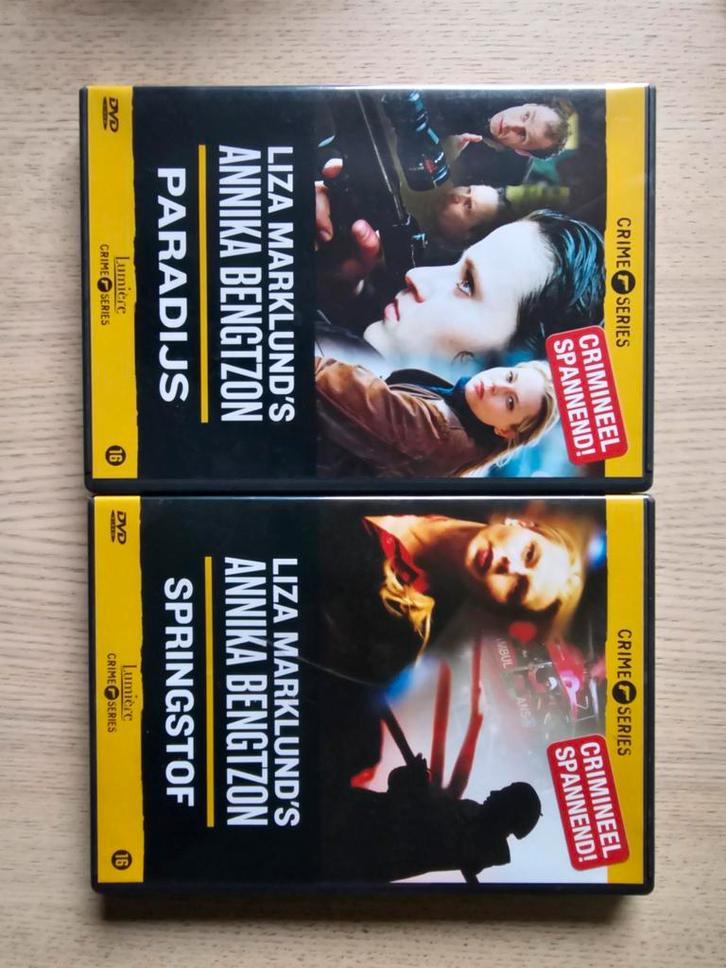 Liza Marklund's Annika Bengtzon - Paradijs & Springstof DVD, Cd's en Dvd's, Dvd's | Thrillers en Misdaad, Zo goed als nieuw, Detective en Krimi