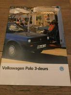 Folder Volkswagen Polo 3-deurs 1987, Ophalen of Verzenden, Zo goed als nieuw, Volkswagen
