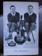 kaart De Spelbrekers ( + Handtekeningen ), Verzamelen, Ophalen of Verzenden, 1940 tot 1960, Ongelopen, Sterren en Beroemdheden