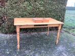 Grenen tafels met lade en afneembare poten 140x86 cm, Ophalen, 100 tot 150 cm, Nieuw, 50 tot 100 cm