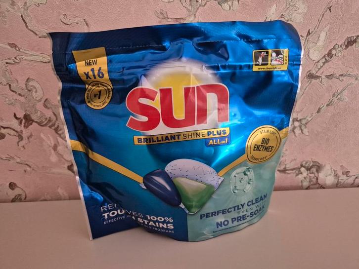 Sun Vaatwastabletten - 16 stuks, Witgoed en Apparatuur, Vaatwasmachines, Nieuw, Ophalen of Verzenden