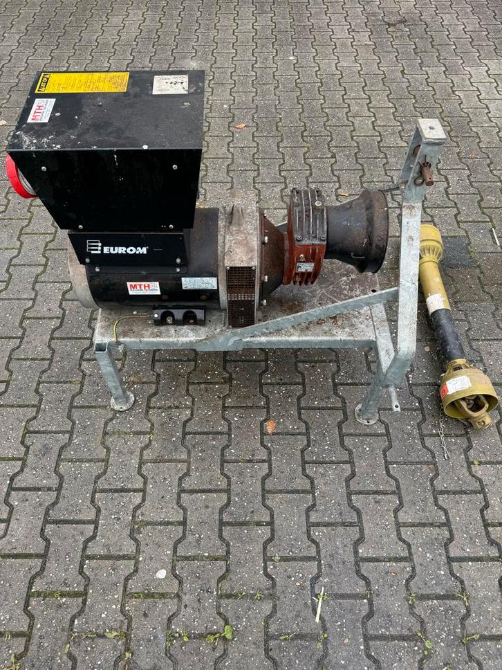Euromac TAD E 32 Generator - 32 kVA - Werkend, Doe-het-zelf en Verbouw, Aggregaten, Gebruikt, Overige typen, 30 kVA of meer, Ophalen of Verzenden