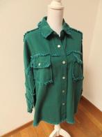 X30 AZZURRO nieuw wijd blouse jasje groen XL 46/48, Azzurro, Maat 46/48 (XL) of groter, Nieuw, Ophalen of Verzenden