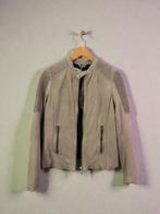 Goosecraft licht grijs leer jas jack maat L large 40, Ophalen of Verzenden, Zo goed als nieuw