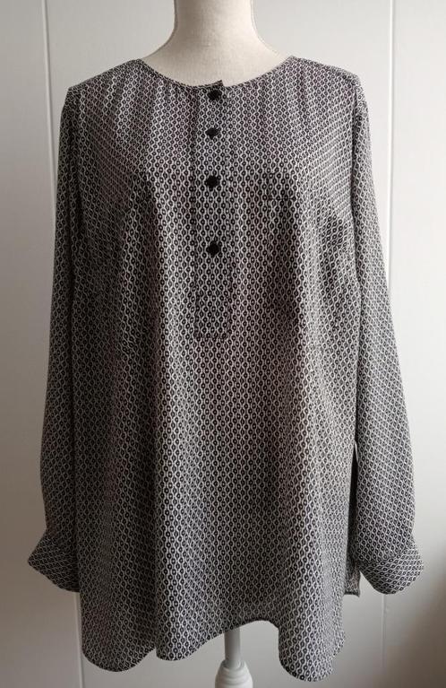!! 🖤 Grote Maten Satijn/Voile Blouses 🤍 !!, Kleding | Dames, Blouses en Tunieken, Nieuw, Maat 46/48 (XL) of groter, Ophalen of Verzenden