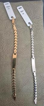 Baby armbandjes, Ophalen of Verzenden, Nieuw, Zilver, Staal