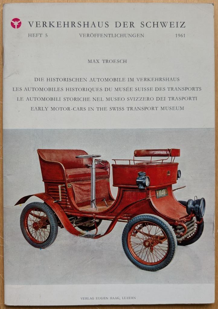 Verkehrshaus der Schweiz. Heft 5 1961. Old-timers, Boeken, Auto's | Folders en Tijdschriften, Gelezen, Overige merken, Ophalen of Verzenden