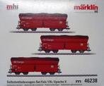 Märklin 46238 Set (3) Kolenwagen type Fals 176 DB Cargo, Hobby en Vrije tijd, Modeltreinen | H0, Wisselstroom, Treinset, Nieuw