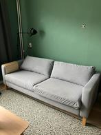 Grijze bank van Ikea (Karlstad), Huis en Inrichting, Ophalen, Gebruikt, Driepersoons, 75 tot 100 cm