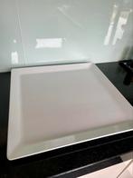 Grote witte Truyts serveerschaal vierkant 51x51 cm melamine, Huis en Inrichting, Ophalen, Overige materialen, Effen, Schaal of Schalen