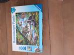 Gratis, 2 puzzels en domino express, Hobby en Vrije tijd, Denksport en Puzzels, Ophalen, Zo goed als nieuw