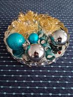 PLATEAU MET KERSTVERSIERING, Diversen, Kerst, Ophalen of Verzenden, Zo goed als nieuw