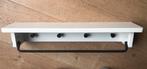 Ikea mjälmaren wandplank met 4 haken, Minder dan 100 cm, Overige typen, Zo goed als nieuw, Hout
