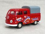 VW Volkswagen T1 Doka flower power. 1/43. Welly., Ophalen of Verzenden, Zo goed als nieuw, Auto, Overige merken