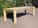 Grote eiken tafel 235 x100 cm nieuw onbehandeld, Huis en Inrichting, Tafels | Eettafels, 200 cm of meer, 50 tot 100 cm, Rechthoekig