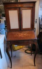 Vintage, uitklapbare kaptafel, Huis en Inrichting, Tafels | Kaptafels, Gebruikt, 50 tot 100 cm, 150 tot 200 cm, Hout