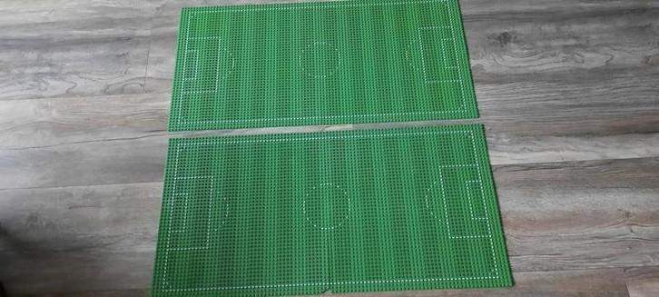 Partij van 4 lego grond platen voetbalveld, Kinderen en Baby's, Speelgoed | Duplo en Lego, Zo goed als nieuw, Ophalen of Verzenden