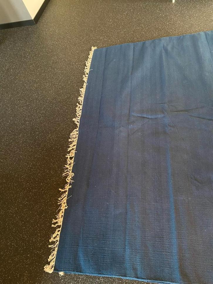 Kilim plain blue maat 200x290 cm. Lifa living. Vloerkleed., Huis en Inrichting, Stoffering | Tapijten en Kleden, Nieuw, 200 cm of meer