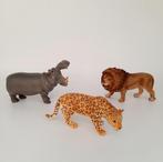 3 Schleich Wild Life dieren: Nijlpaard, Leeuw en Jaguar, Ophalen of Verzenden