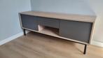Houten tv meubel 154 breed, Huis en Inrichting, Kasten | Televisiemeubels, Ophalen, Gebruikt, 25 tot 50 cm, Minder dan 100 cm
