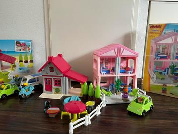 2 x bouwset, Abrick ecoiffier, holiday home, vakantie huis beschikbaar voor biedingen