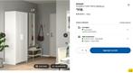 IKEA BRIMNES Wardrobe 2 Doors Very Good Condition, Huis en Inrichting, Kasten | Kledingkasten, Ophalen, Zo goed als nieuw, 25 tot 50 cm